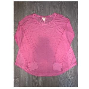 Long-Sleeve Waffle-Knit Shirt